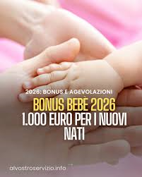 Bonus bebè 2026