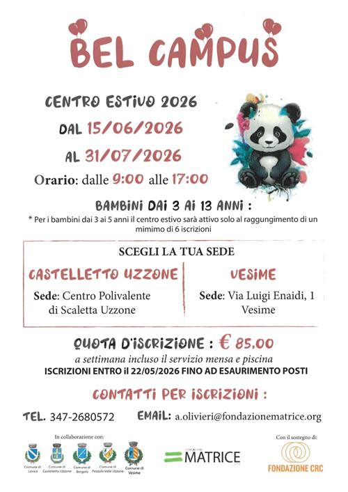 Centro estivo 2026